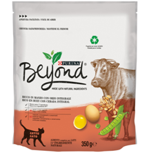 Purina BEYOND с содержанием говядины и цельнозернового ячменя 350 г. Сухой полнорационный корм для котов