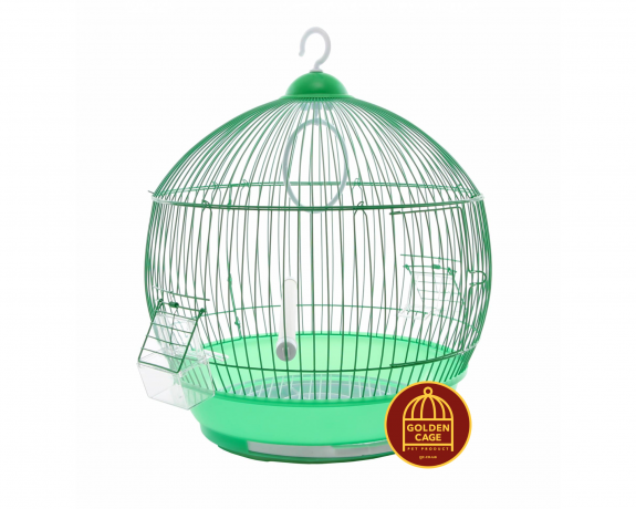 Клетка для малых птиц, круглая GOLDEN CAGE, А308