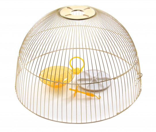 Клетка для малых и средних птиц, круглая GOLDEN CAGE, 370